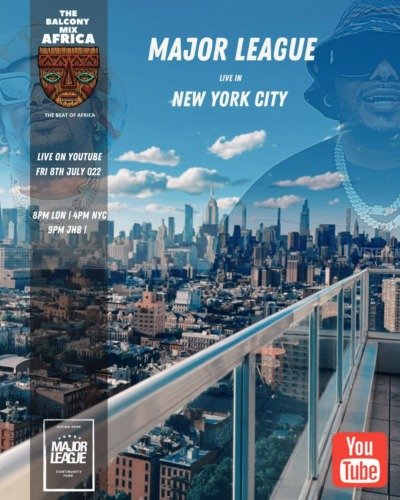 Major League Amapiano Balcony Mix Live in Brooklyn New York S5 EP 2 MP3 DOWNLOAD